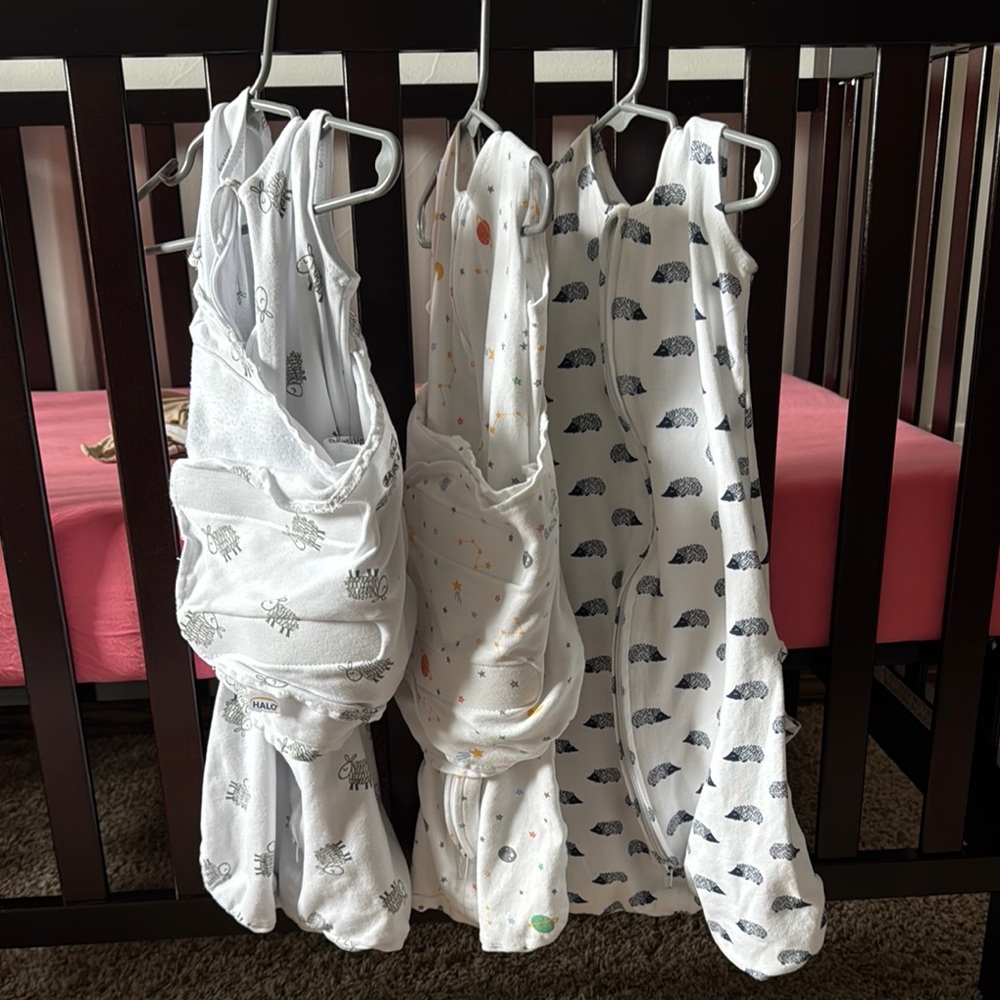 Lot of 3 - Halo Sleep Sack Swaddle